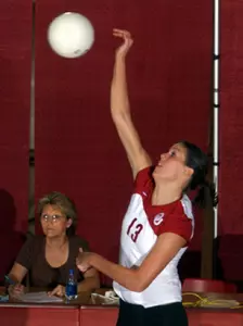 Sooner Spikers Fall In Four