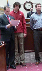 Sooners Honored at State Capitol