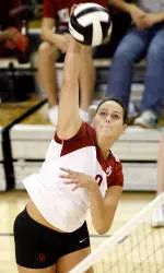 Volleyball Falls to No. 1 Nebraska