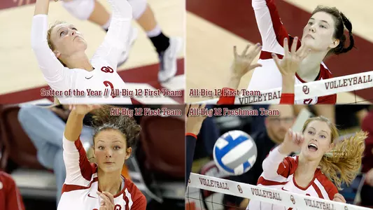 Three Sooners Earn First Team Honors