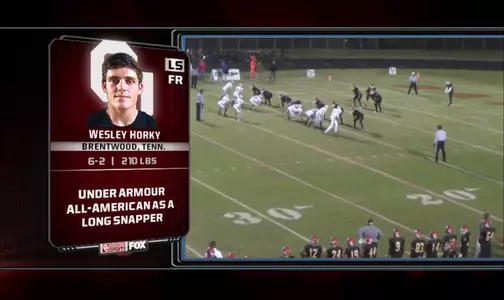 Sooners Sign Long Snapper Wesley Horky