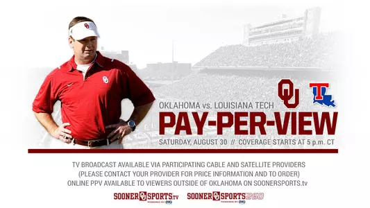 OU vs. La. Tech PPV Details Announced