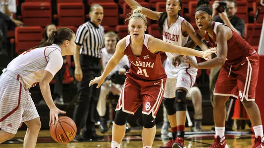 No. 17/24 Sooners Down Bradley, 79-46
