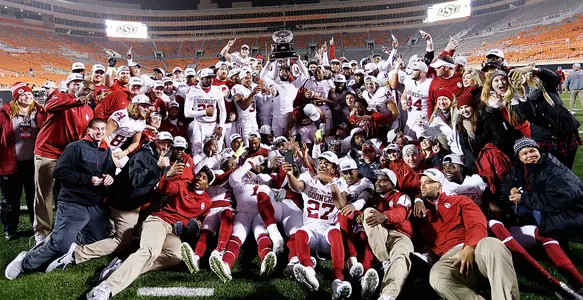 Nine! Sooners Pound Way to Big 12 Title