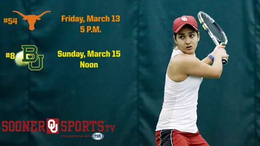 Sooners Host Pair of Ranked Big 12 Rivals