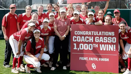 Eight Homers Give Gasso 1000th Win at OU