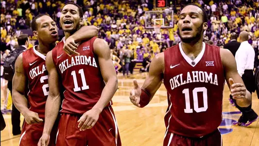 Top-Ranked OU Outlasts LSU in the Bayou, 77-75