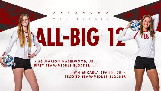 Hazelwood and Spann Earn All-Big 12 Honors