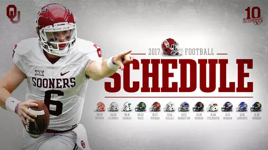 OU's 2017 Big 12 Football Schedule Announced