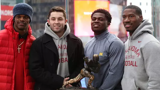 Heisman Finalists Take In the Big Apple