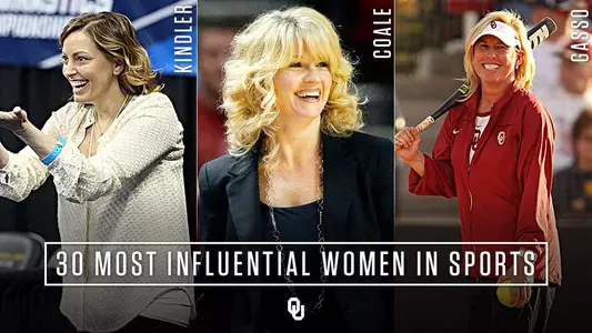 OU Trio Among 30 Most Influential Women in Sports