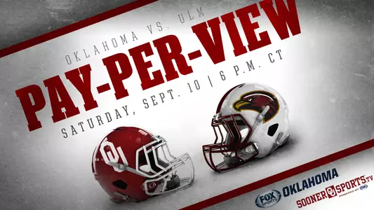 OU vs. ULM PPV Details Announced