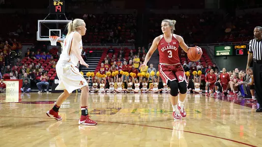 No. 22 Sooners Top Iowa State in Ames, 67-57