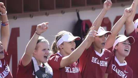Softball Team Signing Autographs Sunday