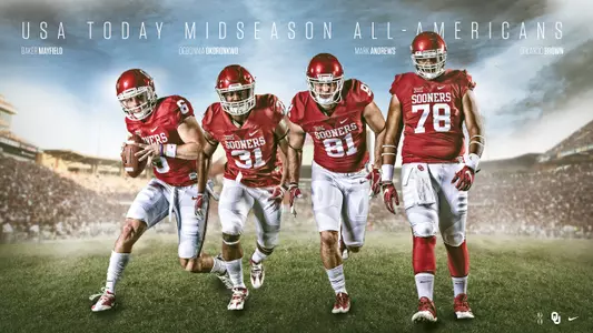Four Named Midseason All-Americans by USA Today