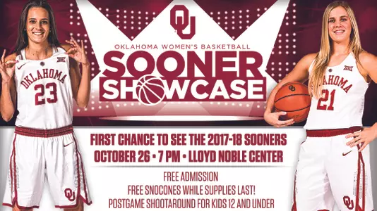Fans Invited to Sooner Showcase on Oct. 26