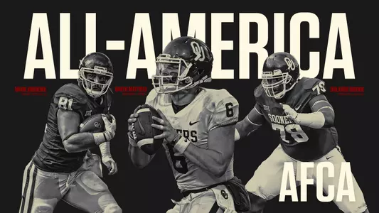 Three Sooners Named Unanimous All-Americans