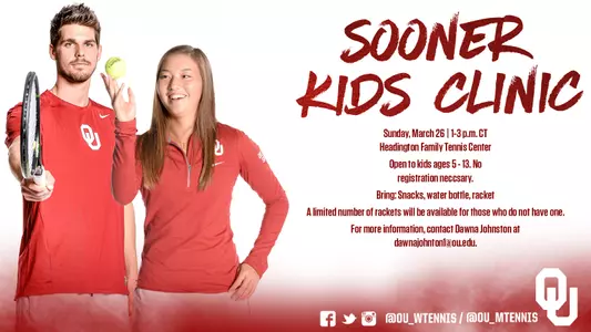 Tennis Teams to Host Kids Clinic