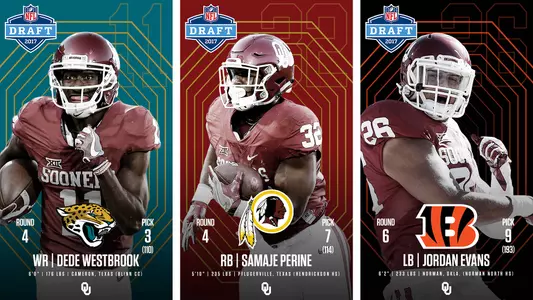 Westbrook, Perine, Evans Picked on Day Three