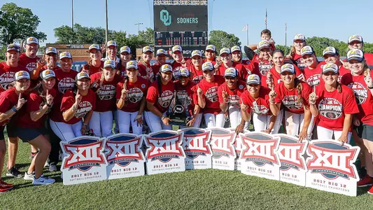 Softball Completes Big 12 Title Sweep