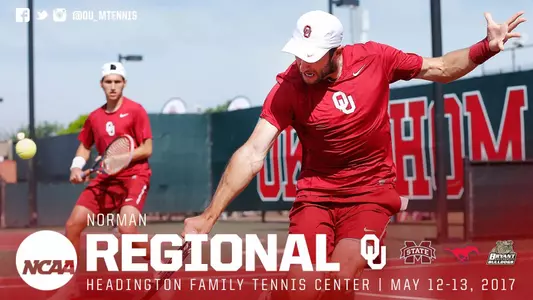 Sooners Seeded 14th, Will Host Regional