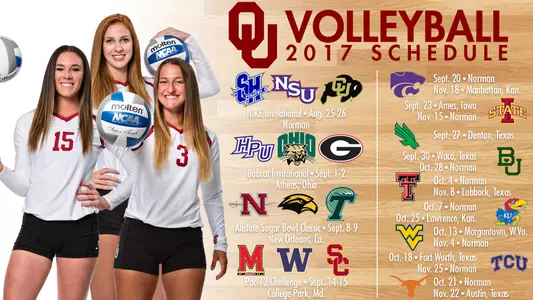 OU Volleyball Reveals 2017 Schedule
