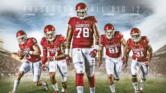 Five Sooners Make Preseason All-Big 12 Team