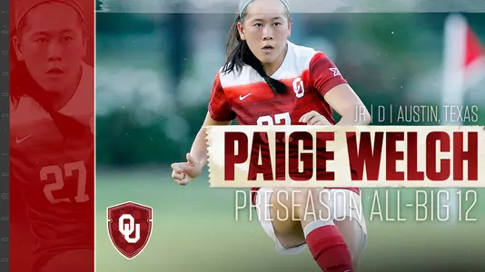Welch Named to Preseason All-Big 12 Team