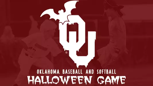 Baseball, Softball Team Up for Halloween Game