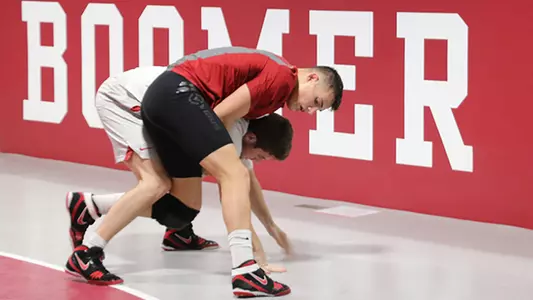 Sooners Return to the Mat for First Practice of 2018-19