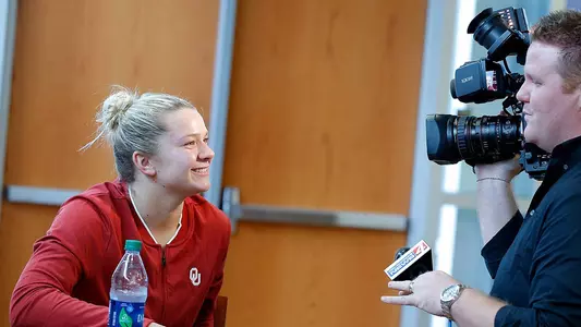 Sooners Meet With Media as Season Draws Closer