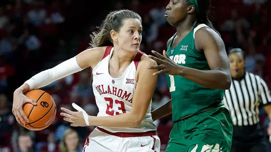 Sooners Take on No. 3 Baylor Monday Night