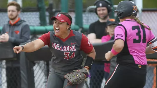 OU Run Rules Oregon State to Clinch Series