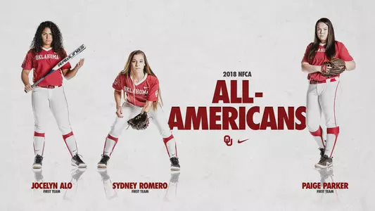 Three Sooners Earn NFCA All-America Honors