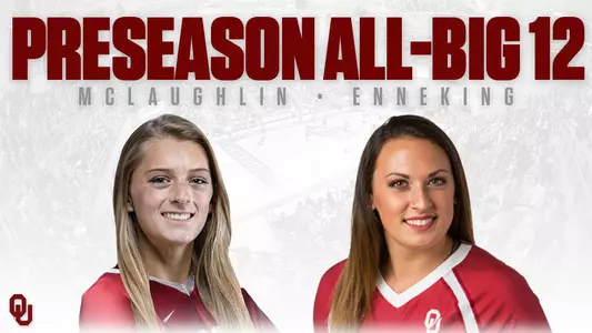 Enneking, McLaughlin Named Preseason All-Big 12