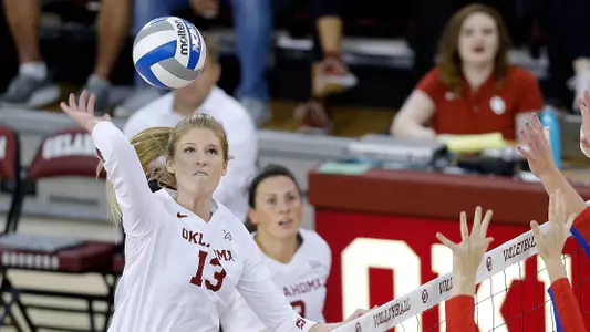 Sooners Drop Four-Set Match at No. 21 BU