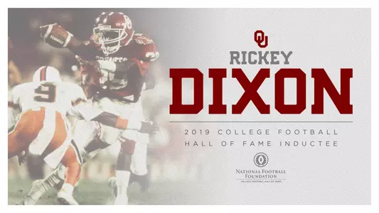 Dixon Named to College Football Hall of Fame