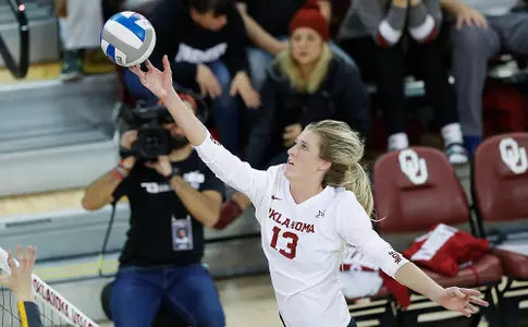 10/30/2019 Oklahoma vs Baylor women’s volleyball. Photo by Ty Russell