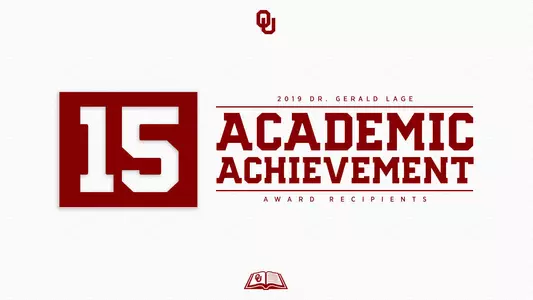 Fifteen Sooners Earn Dr. Gerald Lage Award