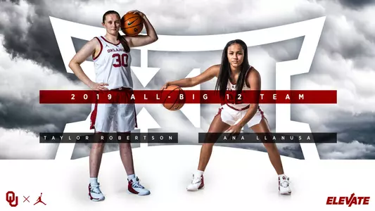 Llanusa, Robertson Honored by Big 12