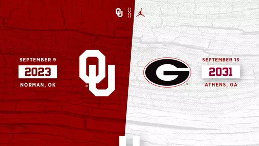 OU Announces Football Series with Georgia