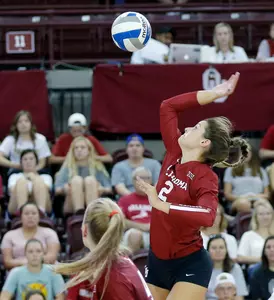 08/24/2019 Oklahoma volleyball scrimmage. Photo by Ty Russell