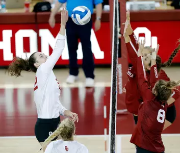 08/24/2019 Oklahoma volleyball scrimmage. Photo by Ty Russell