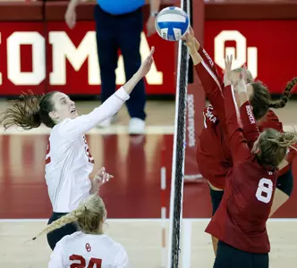 08/24/2019 Oklahoma volleyball scrimmage. Photo by Ty Russell