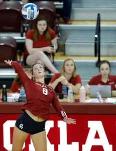 08/24/2019 Oklahoma volleyball scrimmage. Photo by Ty Russell