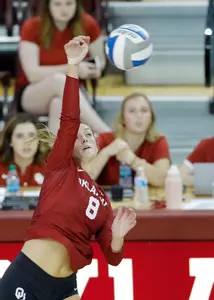 08/24/2019 Oklahoma volleyball scrimmage. Photo by Ty Russell