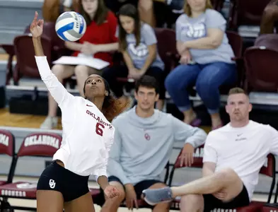 08/24/2019 Oklahoma volleyball scrimmage. Photo by Ty Russell