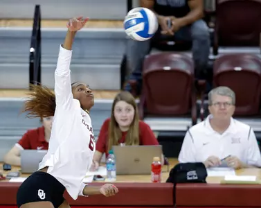 08/24/2019 Oklahoma volleyball scrimmage. Photo by Ty Russell