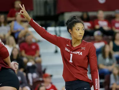 08/24/2019 Oklahoma volleyball scrimmage. Photo by Ty Russell