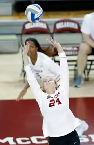 08/24/2019 Oklahoma volleyball scrimmage. Photo by Ty Russell